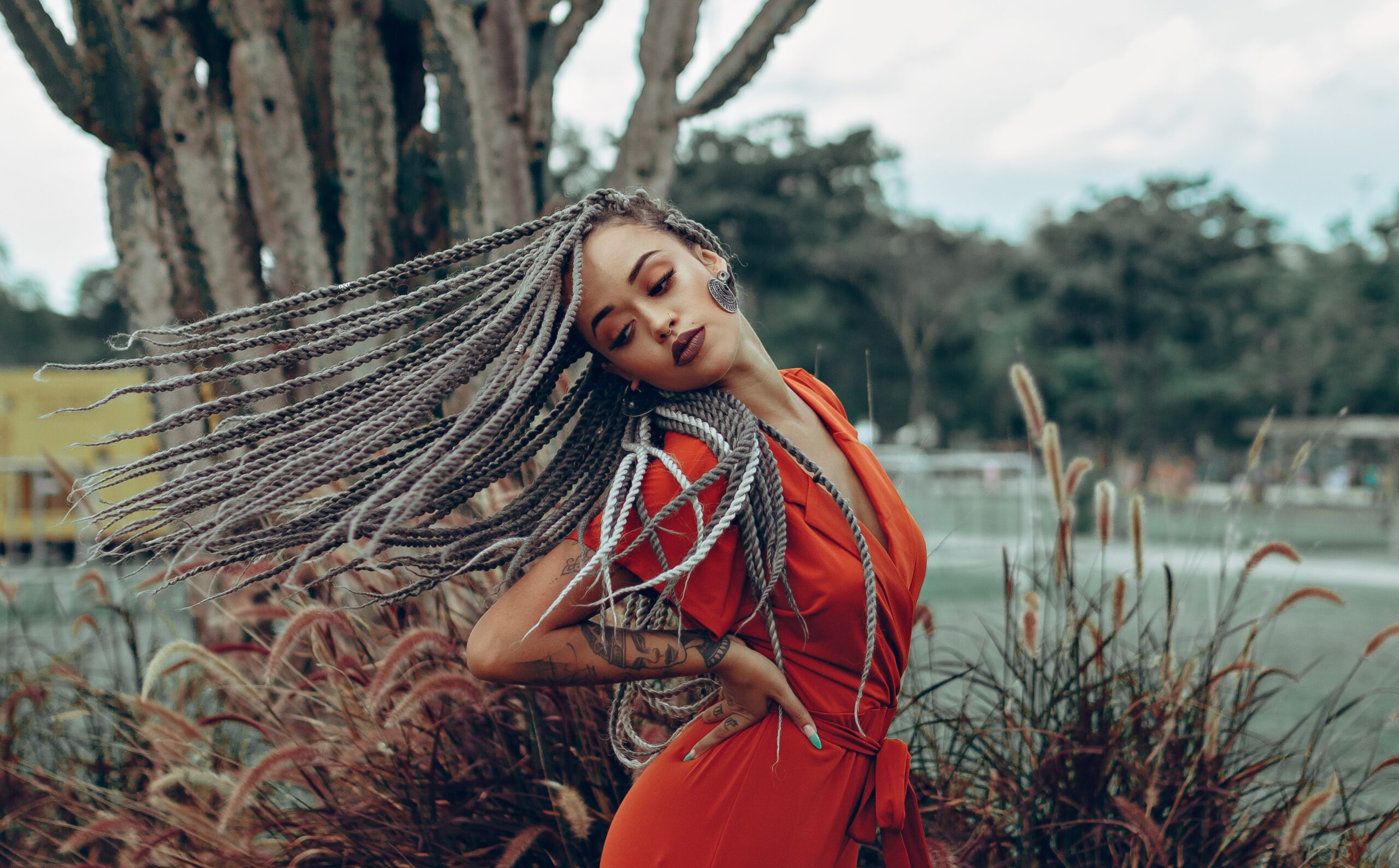 Traditional African hair braiding